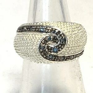 Host Pick Rare Estate Victoria Wieck Genuine Blue diamond Ring